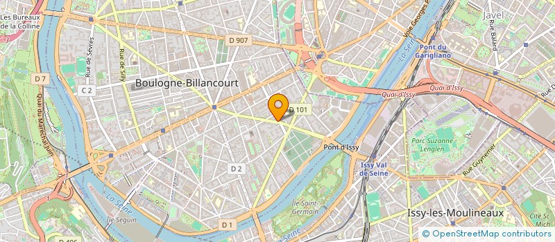 localisation de l'entreprise MONSIEUR SEBASTIEN ROCHON à BOULOGNE-BILLANCOURT