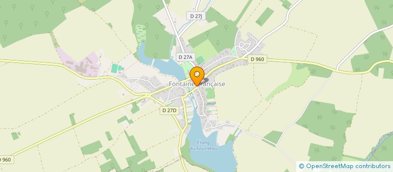localisation de l'entreprise MONSIEUR SEBASTIEN RODET à FONTAINE-FRANCAISE