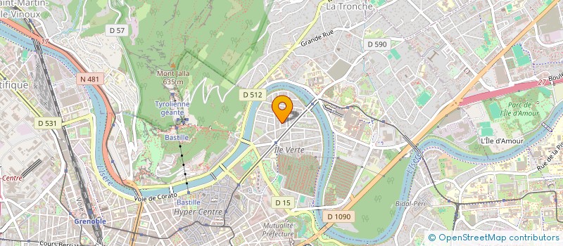 localisation de l'entreprise MONSIEUR SEBASTIEN RODILLON à GRENOBLE