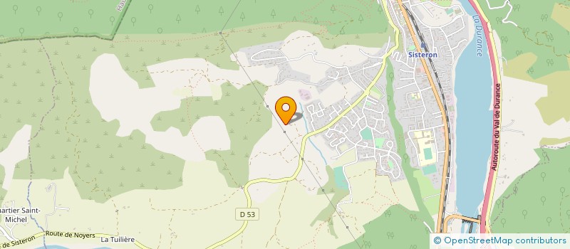 localisation de l'entreprise MONSIEUR SEBASTIEN RODRIGUEZ  SISTERON