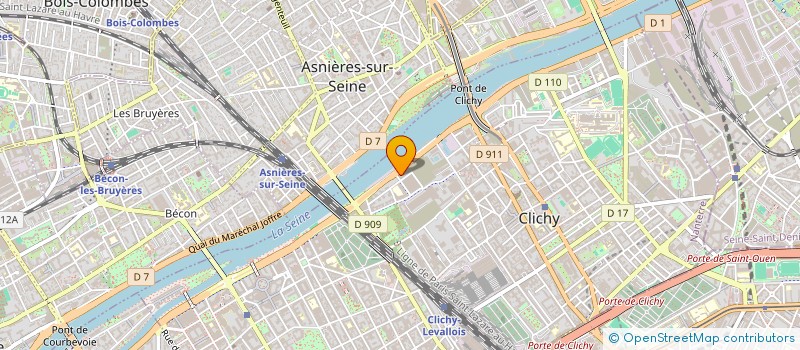 localisation de l'entreprise MONSIEUR SEBASTIEN RODRIGUEZ à CLICHY