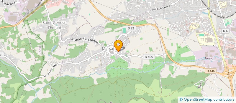 localisation de l'entreprise MONSIEUR SEBASTIEN RODRIGUEZ  MARSAT