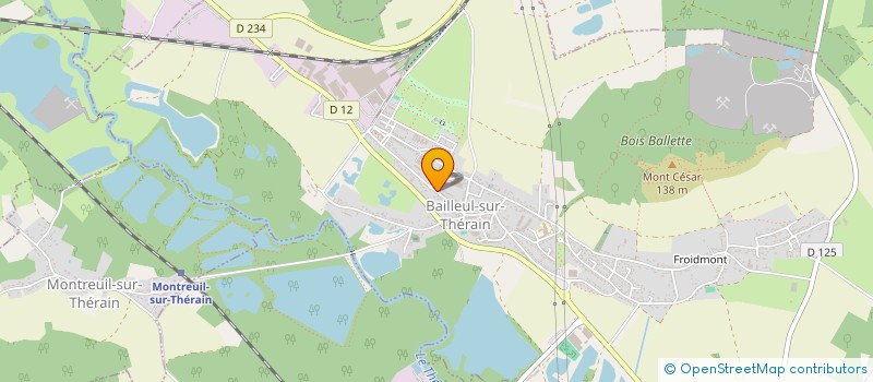 localisation de l'entreprise MONSIEUR SEBASTIEN ROGER  BAILLEUL-SUR-THERAIN