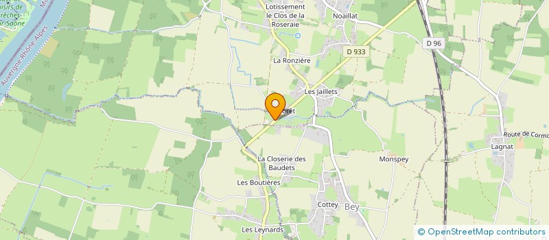 localisation de l'entreprise MONSIEUR SEBASTIEN ROGER JEAN STEINFORT à CORMORANCHE-SUR-SAONE