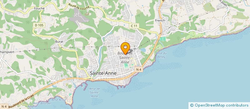 localisation de l'entreprise MONSIEUR SEBASTIEN ROGERS  SAINTE-ANNE