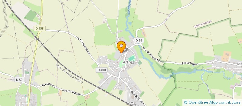 localisation de l'entreprise MONSIEUR SEBASTIEN ROGIER  ARTRES