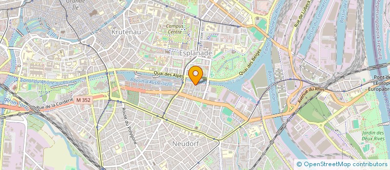 localisation de l'entreprise MONSIEUR SEBASTIEN ROHE à STRASBOURG