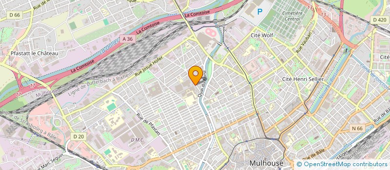 localisation de l'entreprise MONSIEUR SEBASTIEN ROHFRITSCH  MULHOUSE