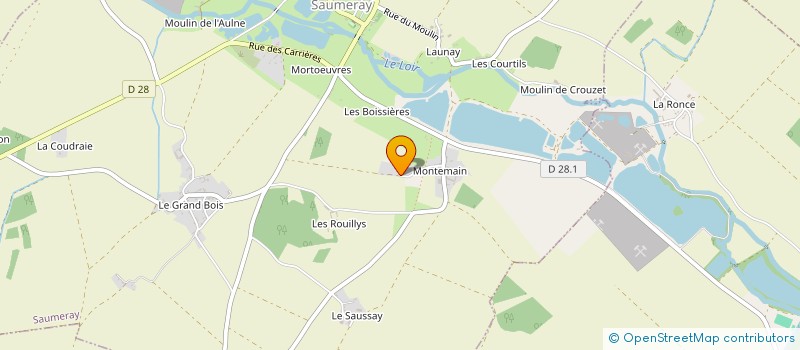 localisation de l'entreprise MONSIEUR SEBASTIEN ROLANDEAU à SAUMERAY