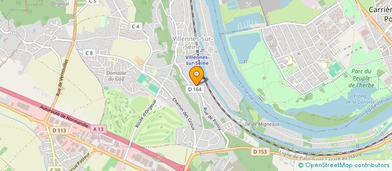 localisation de l'entreprise MONSIEUR SEBASTIEN ROMANO  VILLENNES-SUR-SEINE