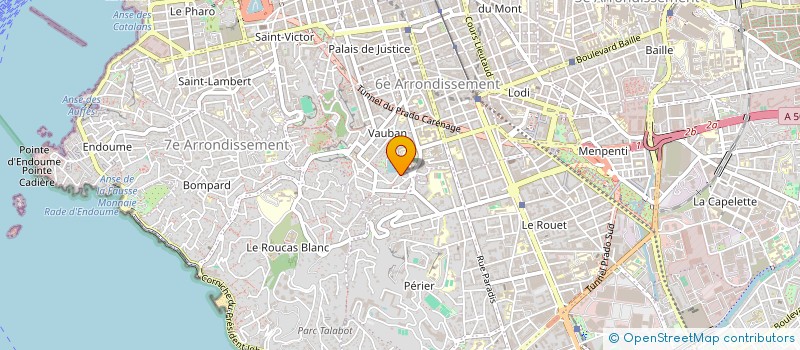 localisation de l'entreprise MONSIEUR SEBASTIEN ROMBI à MARSEILLE