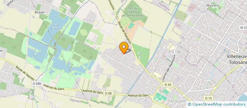 localisation de l'entreprise MONSIEUR SEBASTIEN ROMEO  FROUZINS