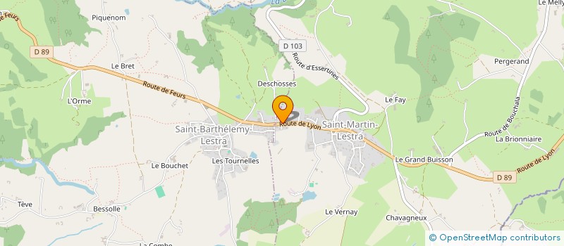 localisation de l'entreprise MONSIEUR SEBASTIEN ROMUALD  SAINT-MARTIN-LESTRA