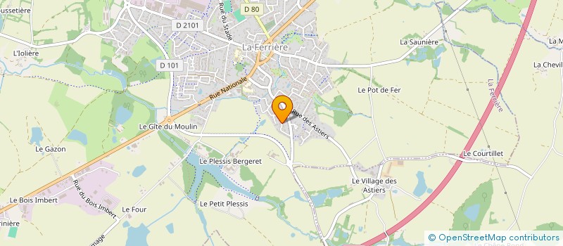 localisation de l'entreprise MONSIEUR SEBASTIEN RONDOLE  LA FERRIERE