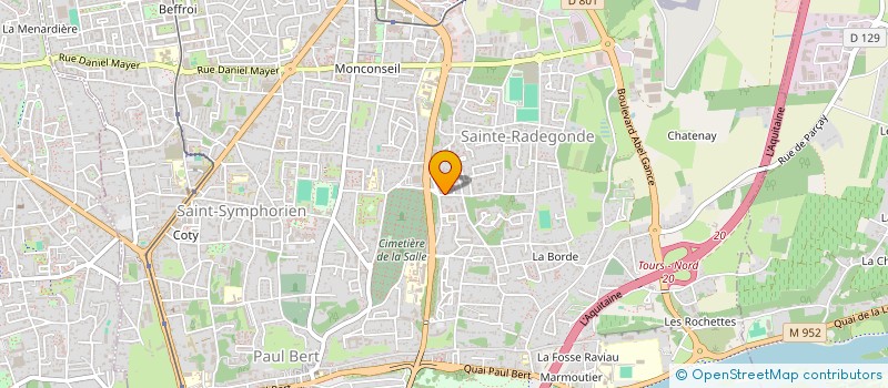 localisation de l'entreprise MONSIEUR SEBASTIEN ROSA  TOURS