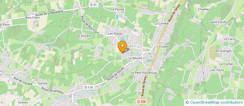 localisation de l'entreprise MONSIEUR SEBASTIEN ROSSETTI à PORTE-DES-PIERRES-DOREES