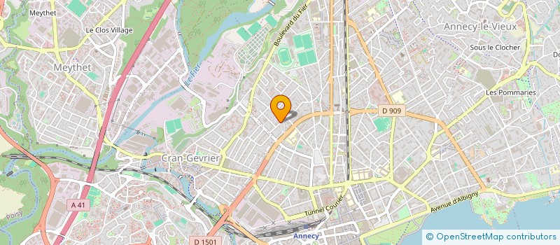 localisation de l'entreprise MONSIEUR SEBASTIEN ROSSIAUD à ANNECY