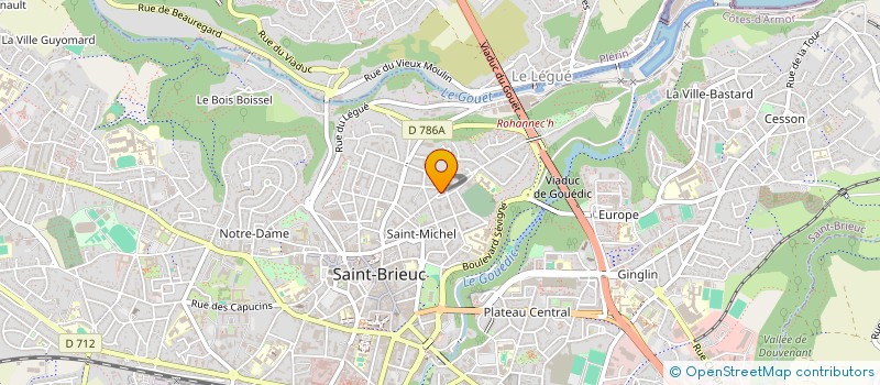 localisation de l'entreprise MONSIEUR SEBASTIEN ROSTOLL à SAINT-BRIEUC