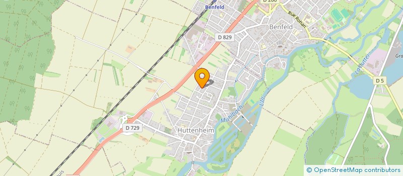 localisation de l'entreprise MONSIEUR SEBASTIEN ROTH  HUTTENHEIM