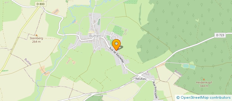 localisation de l'entreprise MONSIEUR SEBASTIEN ROTH  WALDHAMBACH