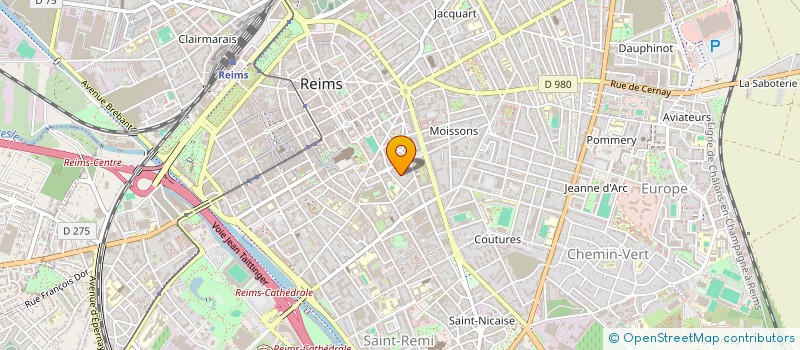 localisation de l'entreprise MONSIEUR SEBASTIEN ROTIER  REIMS