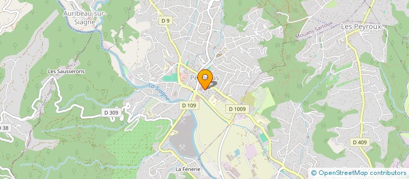 localisation de l'entreprise MONSIEUR SEBASTIEN ROTONDO  PEGOMAS