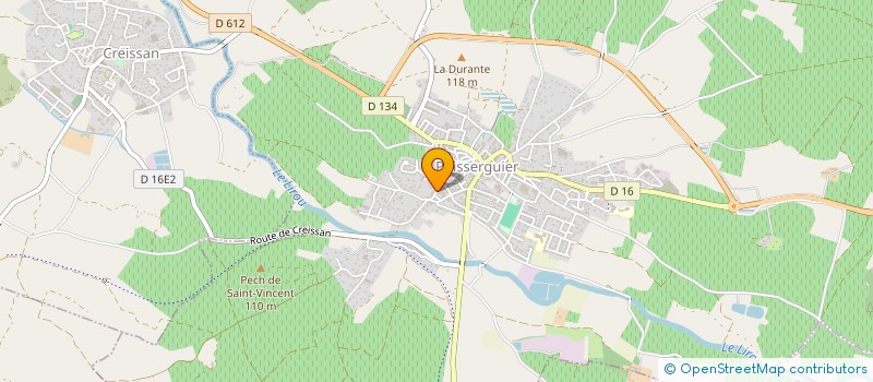 localisation de l'entreprise MONSIEUR SEBASTIEN ROUBICHOU  PUISSERGUIER