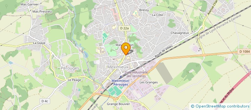 localisation de l'entreprise MONSIEUR SEBASTIEN ROUCHIER  MEXIMIEUX