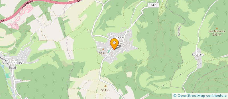 localisation de l'entreprise MONSIEUR SEBASTIEN ROUDIER  ECOT