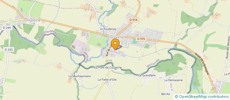 localisation de l'entreprise MONSIEUR SEBASTIEN ROULLEAUX à LA FERTE MACE