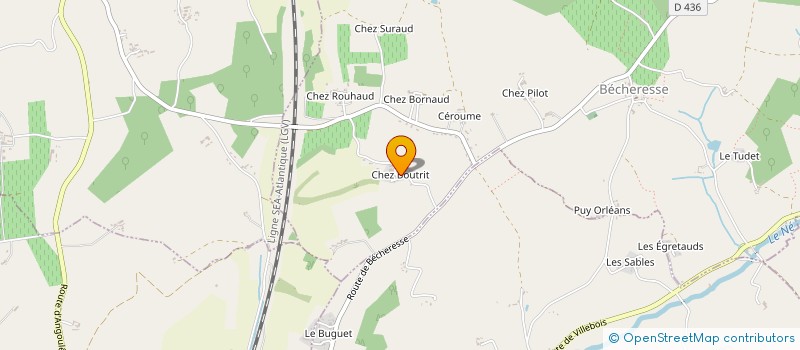 localisation de l'entreprise MONSIEUR SEBASTIEN ROUSSE  ETRIAC