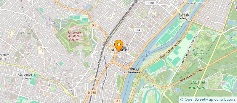localisation de l'entreprise MONSIEUR SEBASTIEN ROUSSEAU à SURESNES