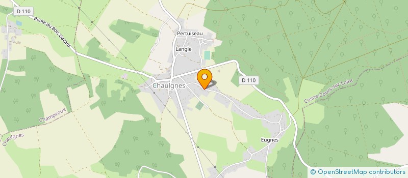 localisation de l'entreprise MONSIEUR SEBASTIEN ROUSSEAU à CHAULGNES