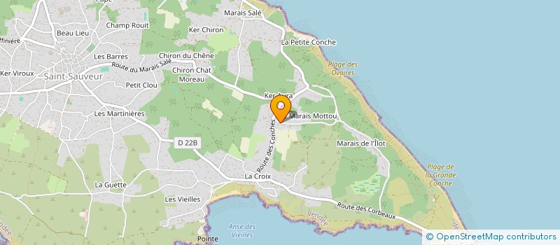 localisation de l'entreprise MONSIEUR SEBASTIEN ROUSSEAU à L'ILE-D'YEU