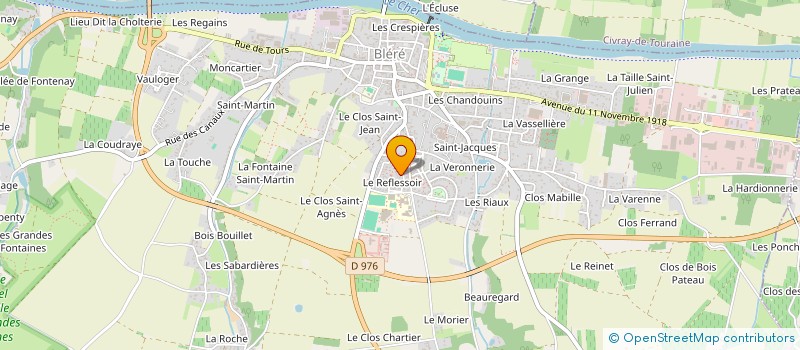 localisation de l'entreprise MONSIEUR SEBASTIEN ROUSSEAU  BLERE