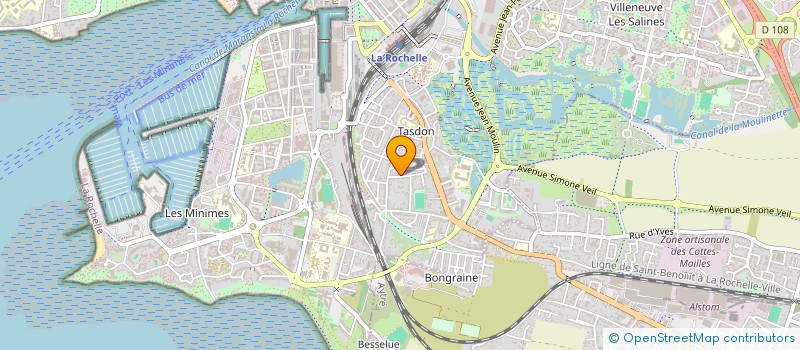 localisation de l'entreprise MONSIEUR SEBASTIEN ROUSSEAUX  LA ROCHELLE