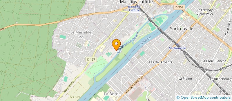 localisation de l'entreprise MONSIEUR SEBASTIEN ROUSSEL  LE MESNIL-LE-ROI