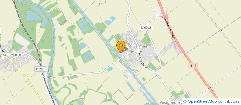 localisation de l'entreprise MONSIEUR SEBASTIEN ROUSSEL  SAINT-GERMAIN-LA-VILLE