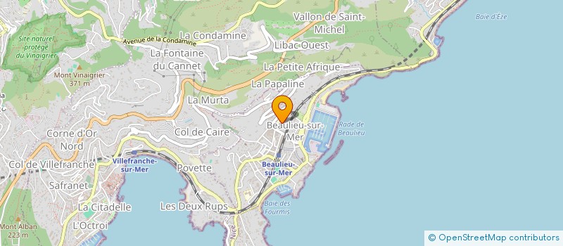 localisation de l'entreprise MONSIEUR SEBASTIEN ROUSSEL à BEAULIEU-SUR-MER