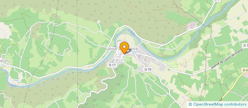 localisation de l'entreprise MONSIEUR SEBASTIEN ROUSSELLE  LATOUR-DE-FRANCE