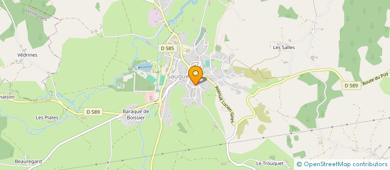 localisation de l'entreprise MONSIEUR SEBASTIEN ROUSSET à THORAS