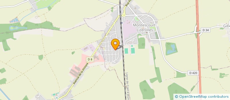 localisation de l'entreprise MONSIEUR SEBASTIEN ROUTIER HANNIER  MONTESCOURT-LIZEROLLES