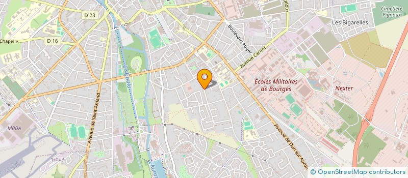 localisation de l'entreprise MONSIEUR SEBASTIEN ROUVET  BOURGES