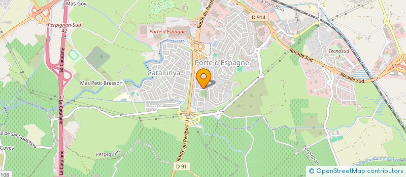 localisation de l'entreprise MONSIEUR SEBASTIEN ROUX à PERPIGNAN