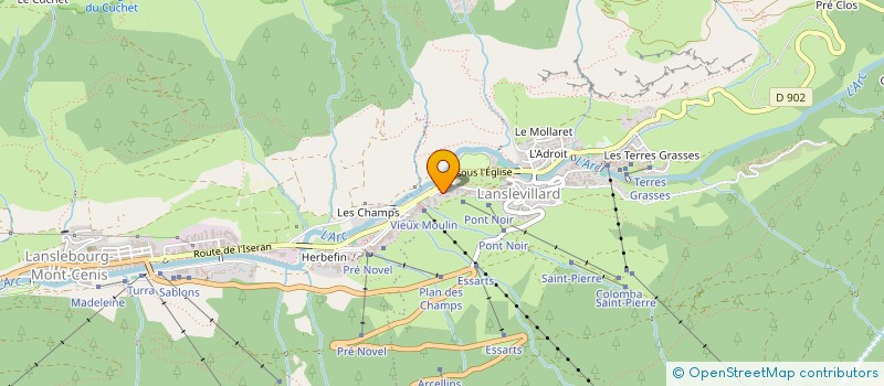 localisation de l'entreprise MONSIEUR SEBASTIEN ROUX  VAL-CENIS