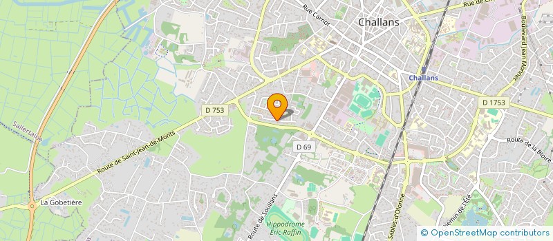 localisation de l'entreprise MONSIEUR SEBASTIEN ROUZEAU à CHALLANS