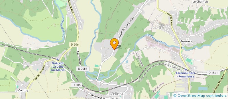 localisation de l'entreprise MONSIEUR SEBASTIEN ROY  LA CELLE-SUR-MORIN