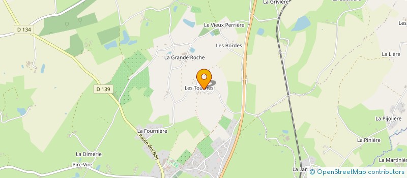 localisation de l'entreprise MONSIEUR SEBASTIEN ROY à SAINT-PARDOUX-SOUTIERS
