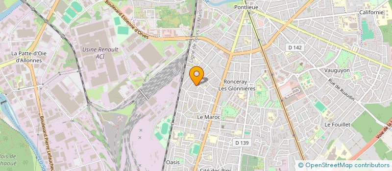 localisation de l'entreprise MONSIEUR SEBASTIEN ROYER  LE MANS