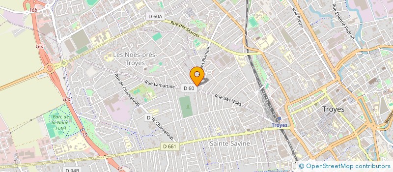 localisation de l'entreprise MONSIEUR SEBASTIEN ROZET à TROYES